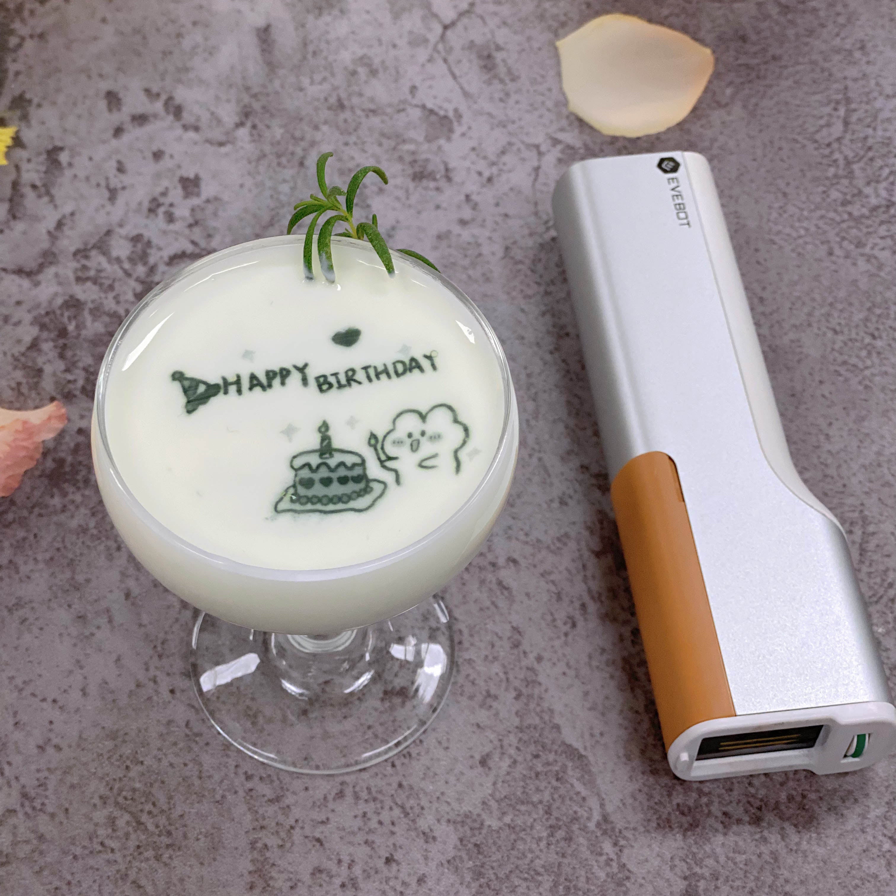 طابعة غذائية احترافية للطباعة على القهوة والحلويات