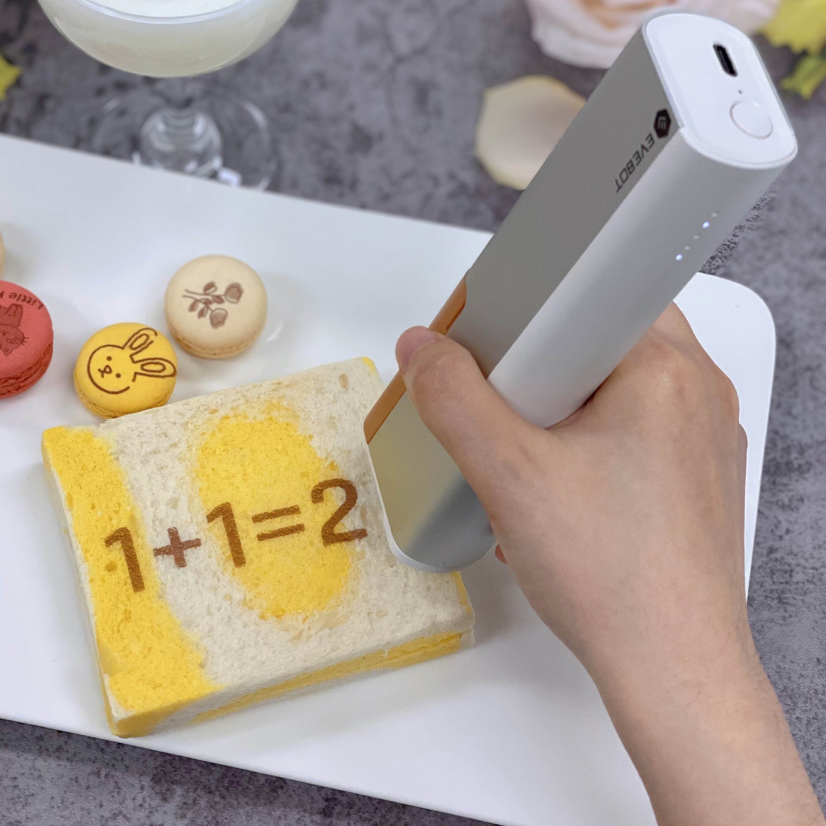 طابعة غذائية احترافية للطباعة على القهوة والحلويات